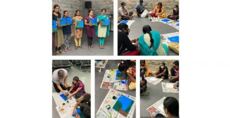 Art training at Mitra Jyothi