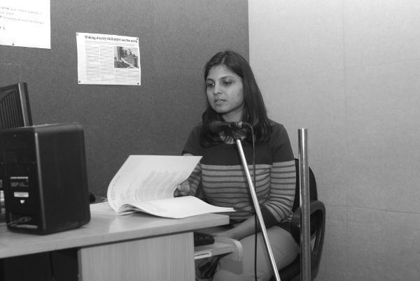 Mitra Jyothi’s Library has close to 4000 books