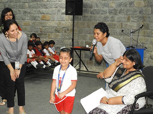 Awareness Workshop at Mitra Jyothi! for all the kids from different school