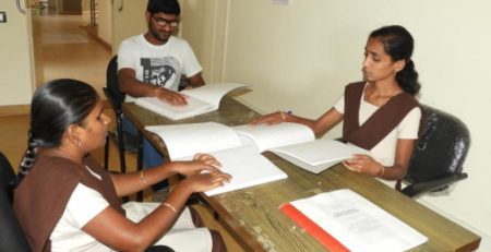 Working Tirelessly to Provide Blind Students with Braille Books