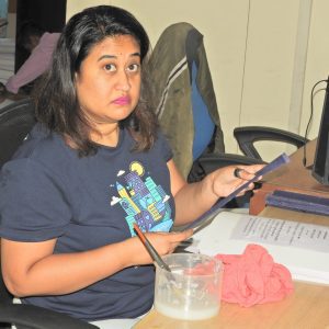Photo of Morgan Stanley volunteer.