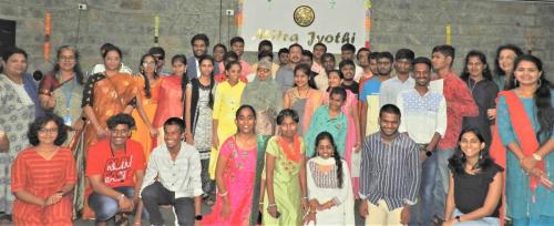 Group Photo with 56th Digital Literacy Batch - Valedictory Function at Mitra Jyothi.