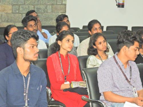 Students from Don Bosco Arts and Science College visited Mitra Jyothi.