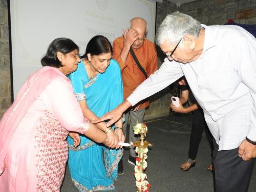 Lamp Lighting Ceremony at Mitra Jyothi Annual Day Celebrations