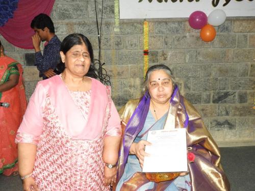 Presenting Awards at Mitra Jyothi Annual Day Celebrations