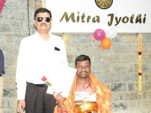 Presenting Awards at Mitra Jyothi Annual Day Celebrations