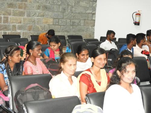 Students sitting and wating for Document Verification