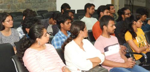 Students from Atria University visited Mitra Jyothi.