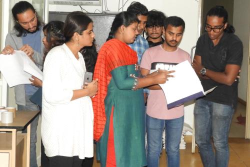 Students from Atria University visited Mitra Jyothi.