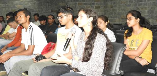 Students from Atria University visited Mitra Jyothi.