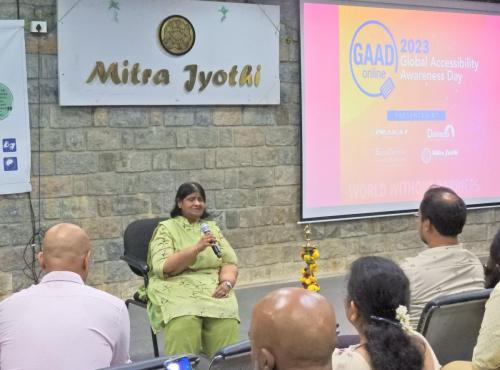 GAAD Event Celebrations at Mitra Jyothi.